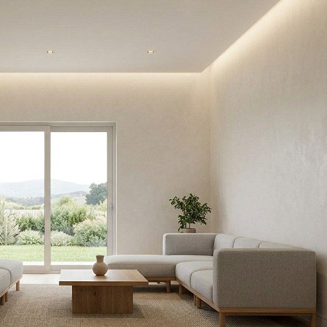 狭い部屋を広く見せる照明の選び方。大光電機「LED小型シーリングライト(DCL-39331W)」への照明交換電気工事|川崎市川崎区